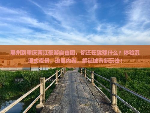 惠州到重庆两江夜游自由团