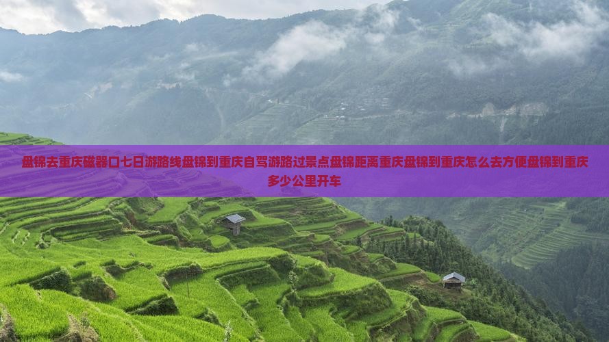 盘锦去重庆磁器口七日游