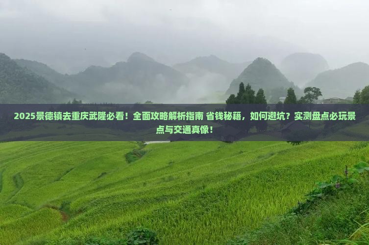 景德镇去重庆武隆攻略
