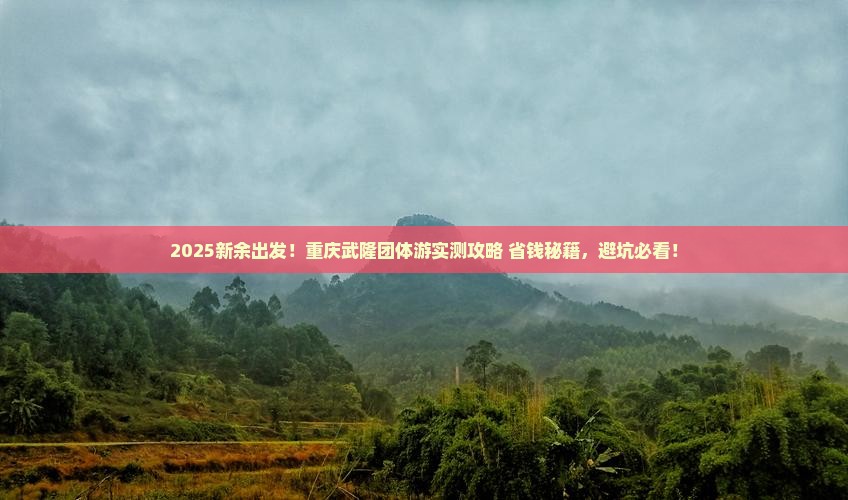 新余去重庆武隆团体旅游