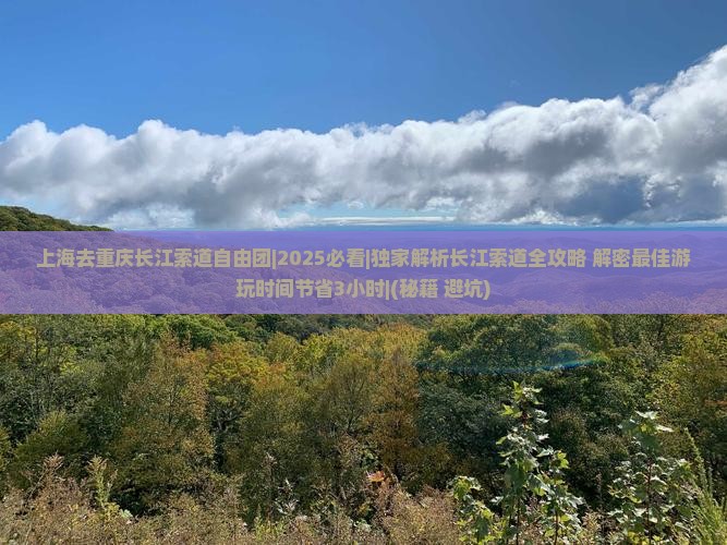 上海去重庆长江索道自由团
