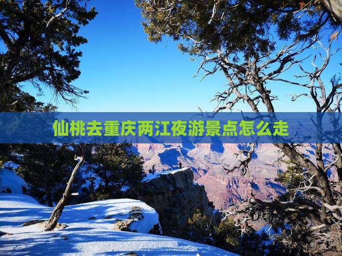 仙桃去重庆两江夜游景点