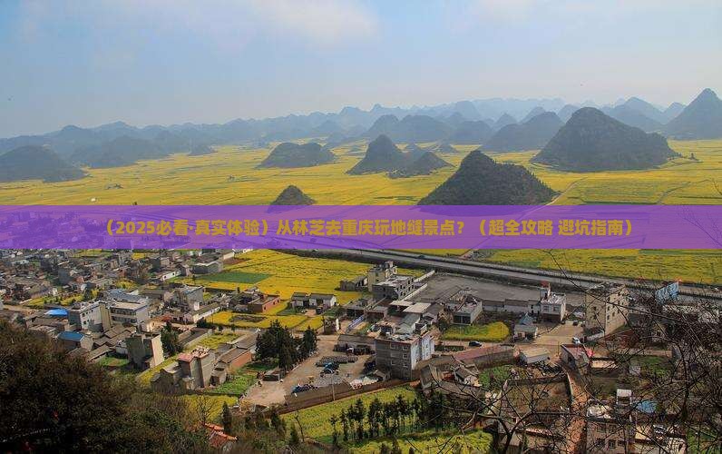 林芝去重庆龙水峡地缝景点