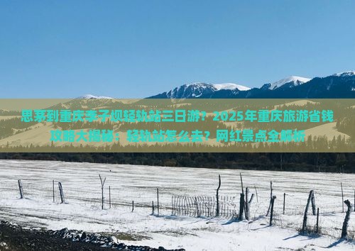思茅到重庆李子坝轻轨站三日游