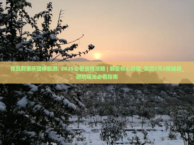 青岛到重庆团体旅游