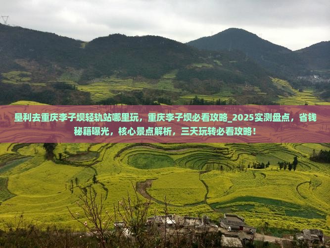 垦利去重庆李子坝轻轨站哪里玩