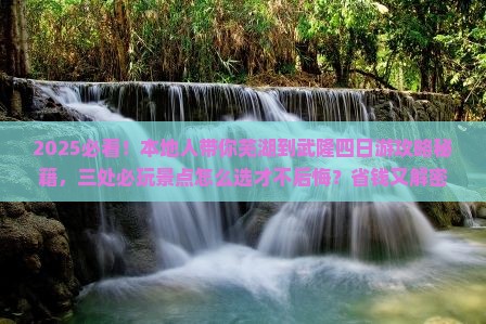 芜湖到重庆武隆四日游
