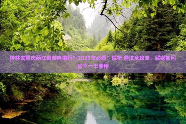 桂林去重庆两江夜游自由行