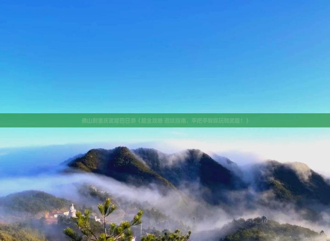 佛山到重庆武隆四日游
