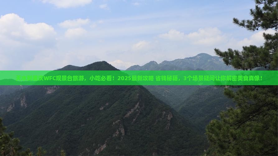 天水到重庆wfc观景台旅游小吃