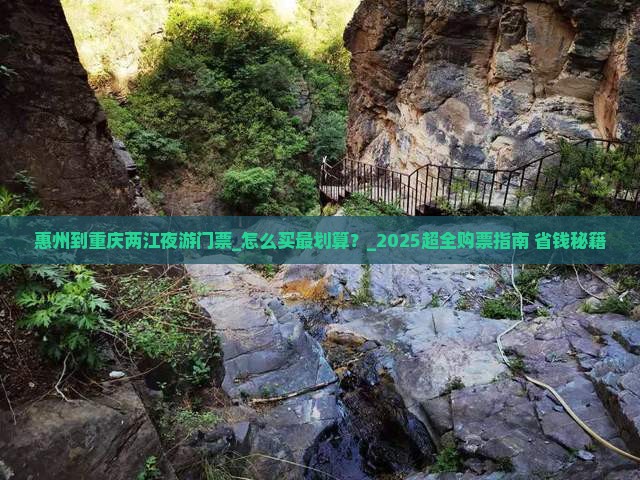 惠州到重庆两江夜游门票