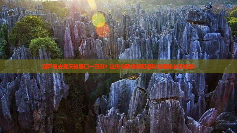 葫芦岛去重庆磁器口一日