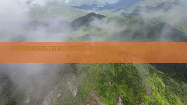 乌海市到重庆两江夜游旅游小吃