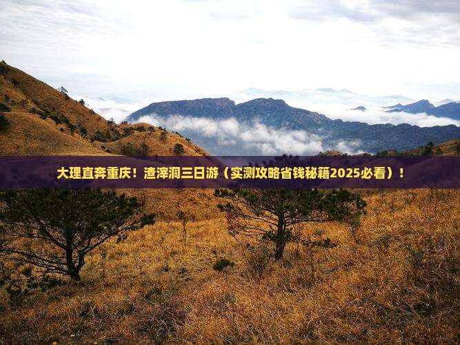 大理到重庆渣滓洞三日游