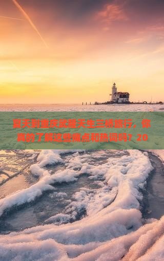 夏天到重庆武隆天生三桥旅行社