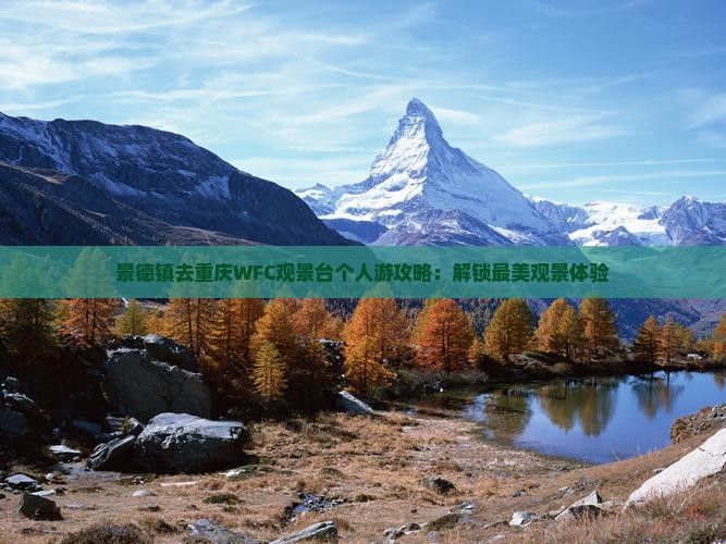 景德镇去重庆wfc观景台个人游