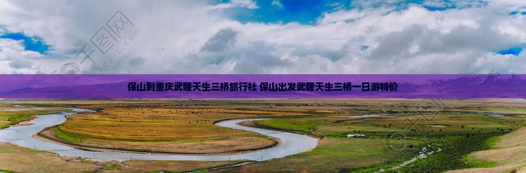 保山到重庆武隆天生三桥旅行社