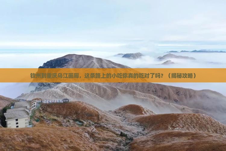 钦州到重庆乌江画廊旅游小吃