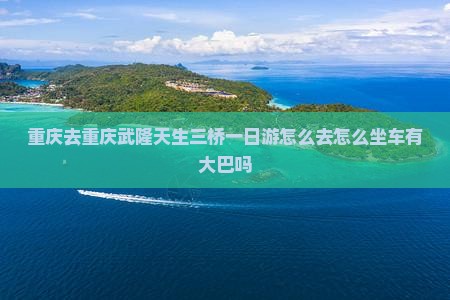 重庆去重庆武隆天生三桥一日
