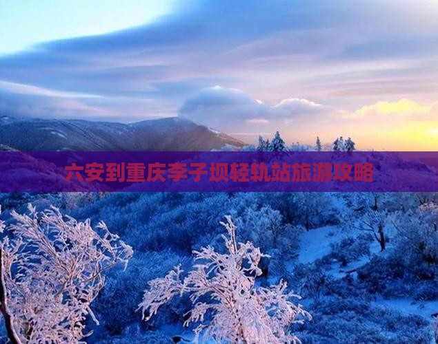六安去重庆李子坝轻轨站门票