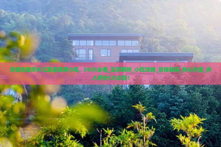 安顺去重庆长江索道旅游小吃