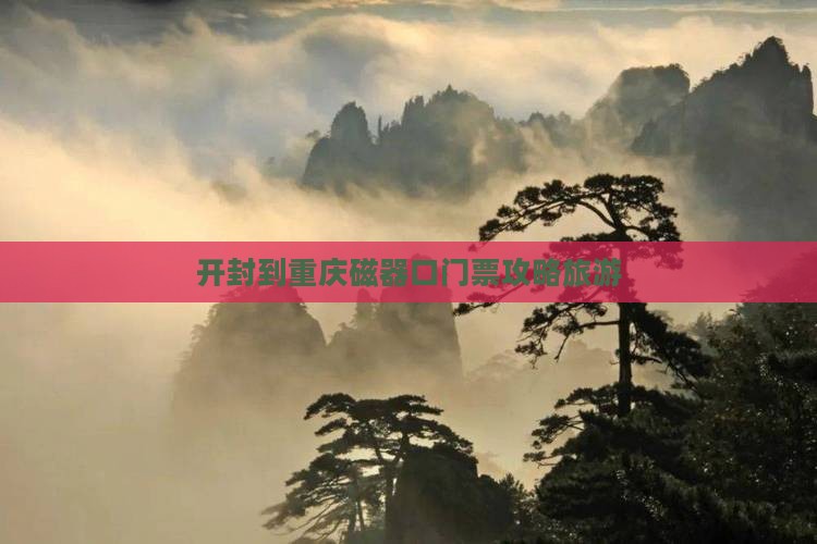 开封到重庆磁器口门票
