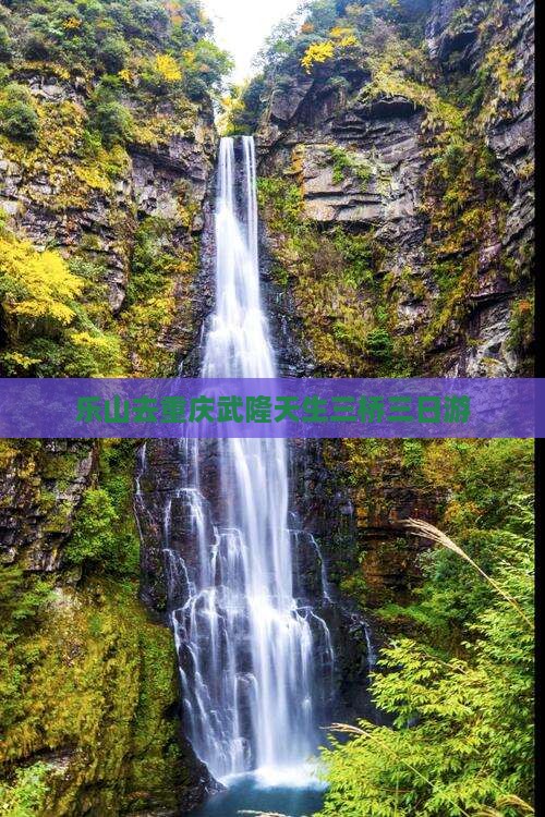 乐山去重庆武隆天生三桥三日游
