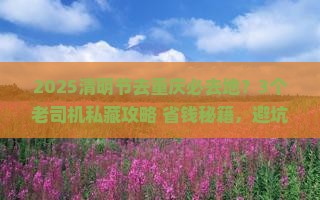 清明节去重庆必去地