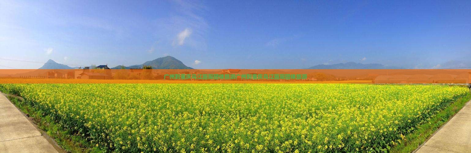 广州到重庆乌江画廊团体旅游
