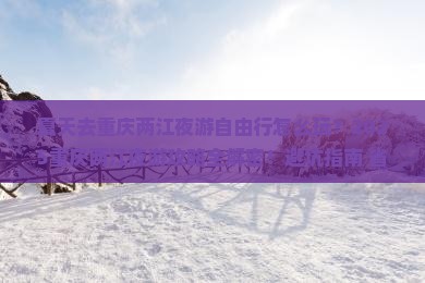 夏天去重庆两江夜游自由行