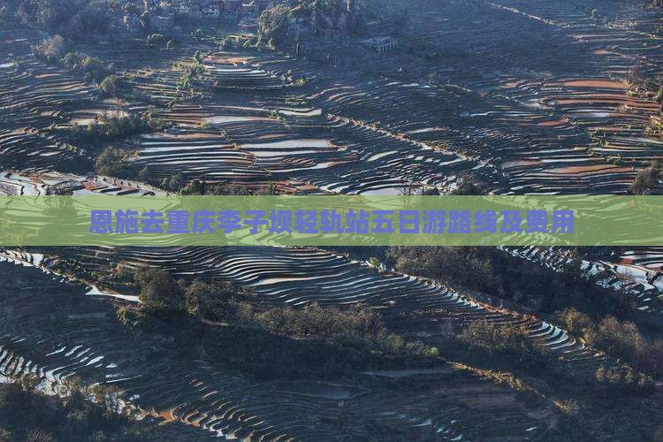 恩施去重庆李子坝轻轨站五日游
