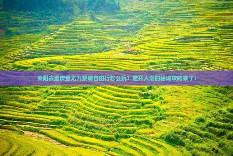 资阳去重庆蚩尤九黎城自由行