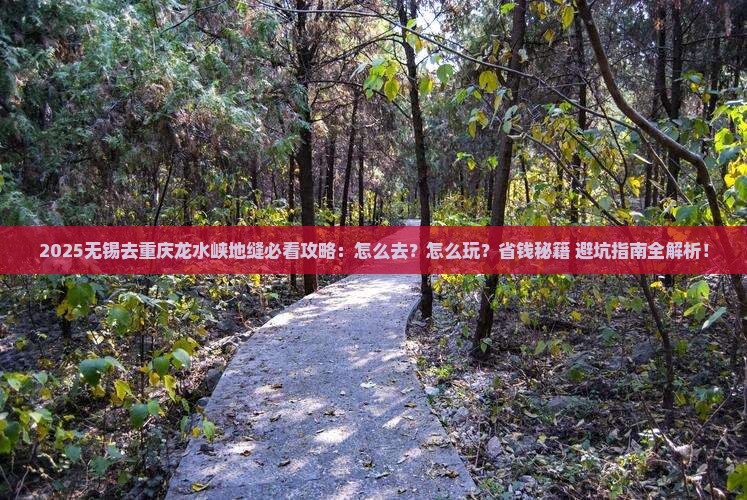无锡去重庆龙水峡地缝攻略