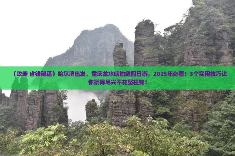 哈尔滨到重庆龙水峡地缝四日游 哈尔滨到重庆龙水峡地缝四日游