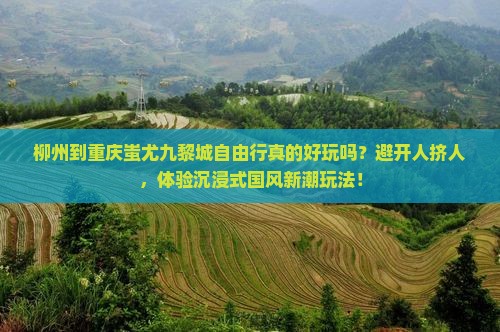柳州到重庆蚩尤九黎城自由行 柳州到重庆蚩尤九黎城自由行