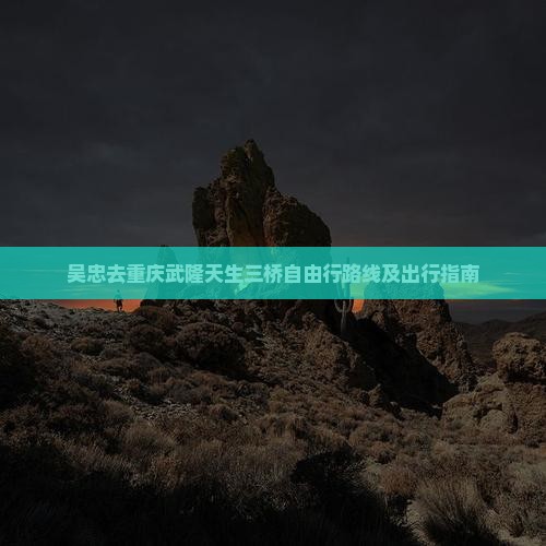吴忠去重庆武隆天生三桥自由行