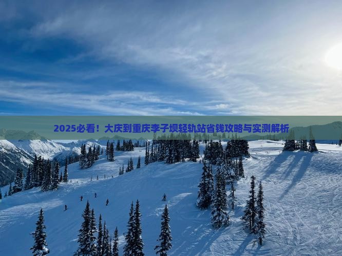 大庆到重庆李子坝轻轨站攻略