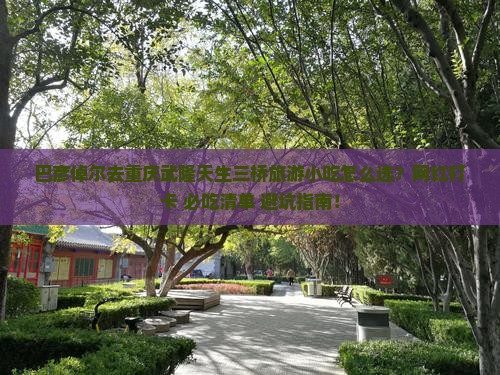 巴彦倬尔去重庆武隆天生三桥旅游小吃