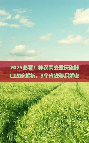 神农架去重庆磁器口攻略