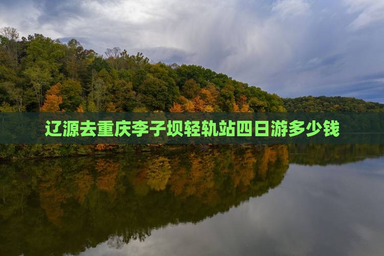 辽源去重庆李子坝轻轨站四日游