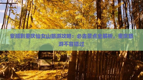 安顺到重庆仙女山旅游