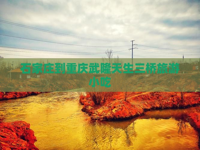 石家庄到重庆武隆天生三桥旅游小吃
