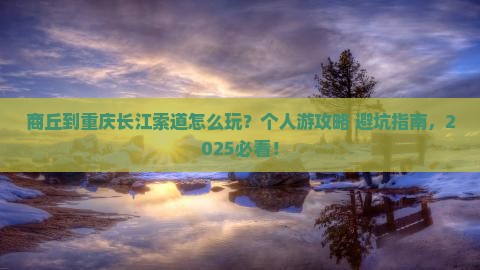 商丘到重庆长江索道个人游