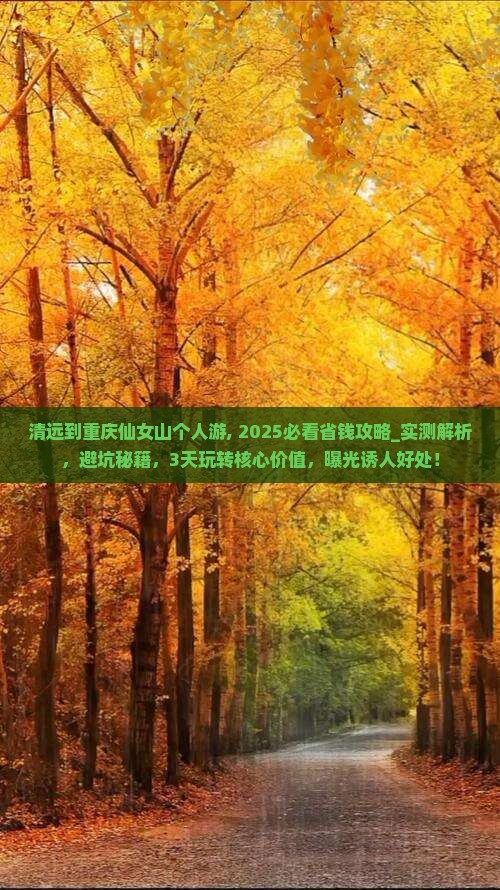 清远到重庆仙女山个人游