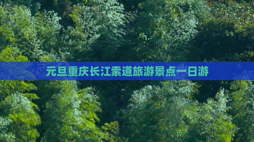 元旦到重庆长江索道一日