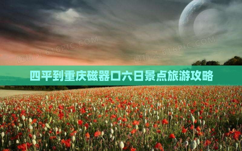 四平到重庆磁器口六日游