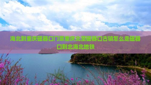 海北到重庆磁器口门票