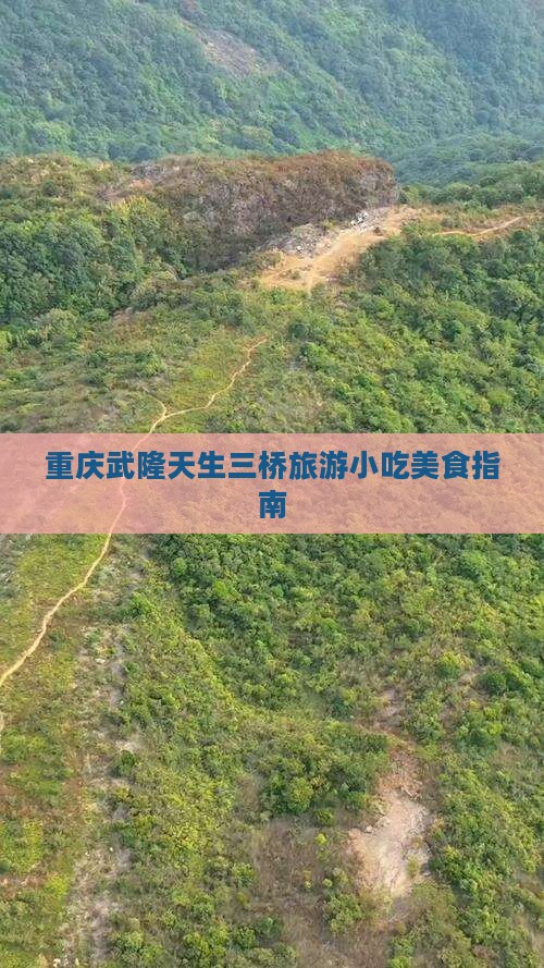 珠海去重庆武隆天生三桥旅游小吃