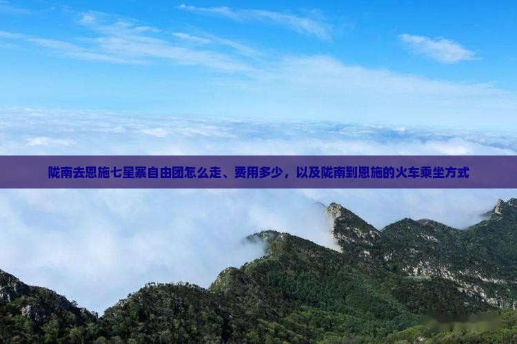 陇南去恩施七星寨自由团
