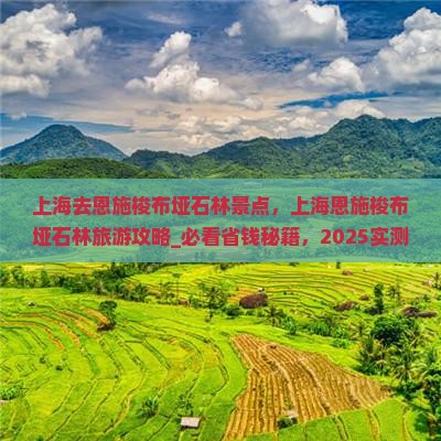 上海去恩施梭布垭石林景点